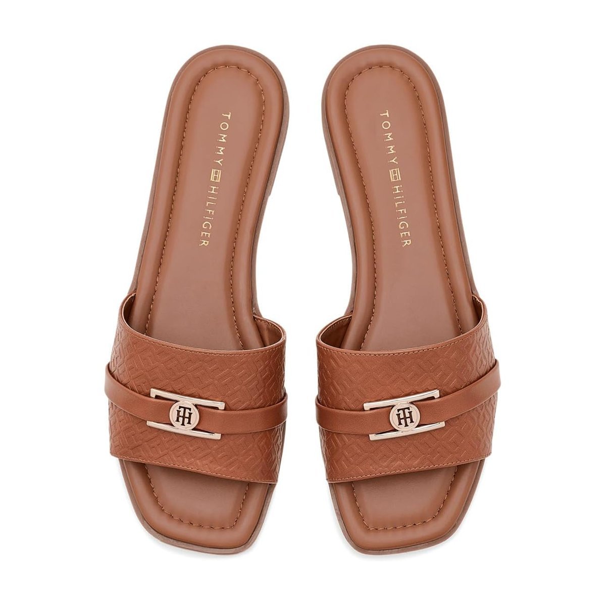 Sandalias Tommy Hilfiger Paroie — Dark Natural