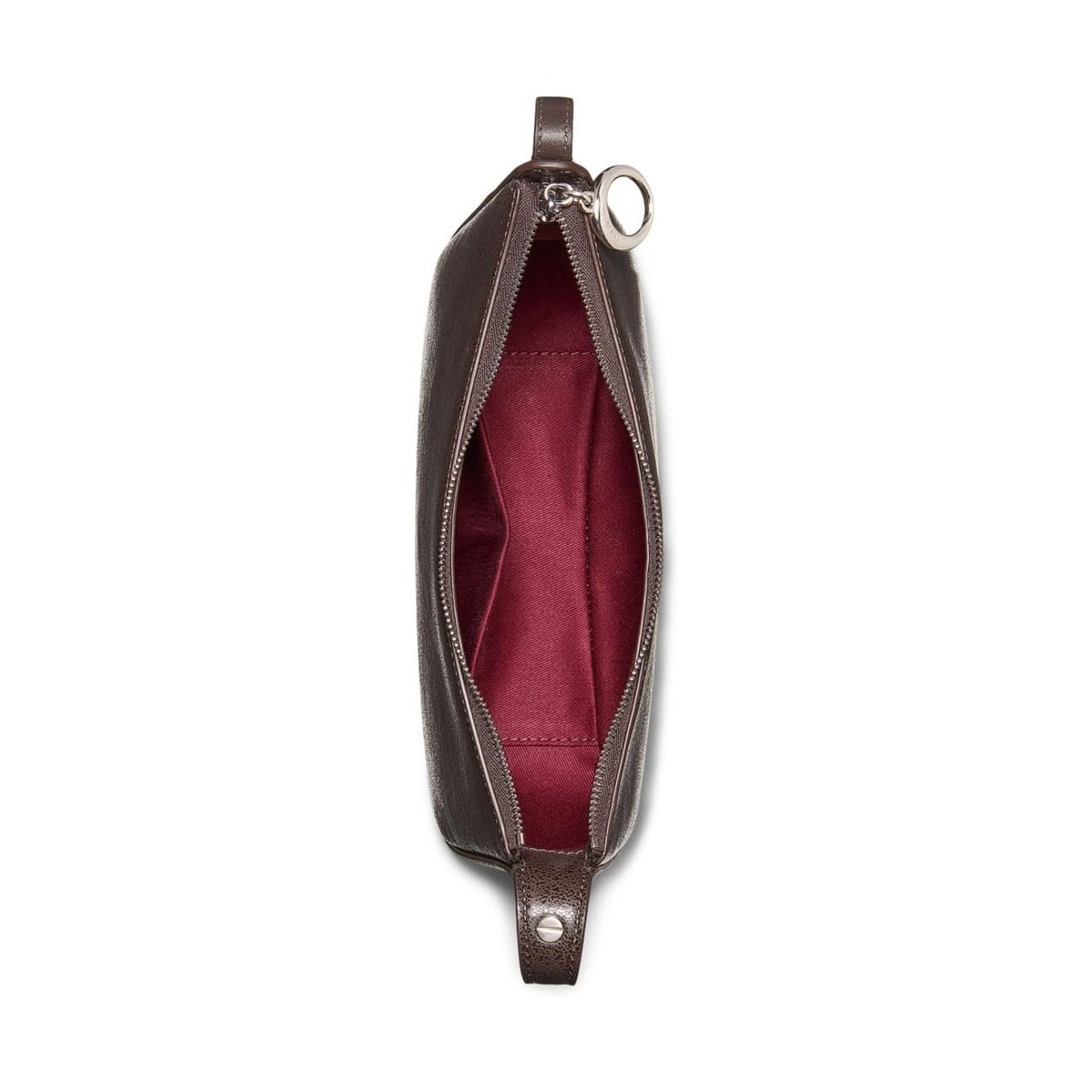 Cartera Kate Spade Halo Glazed Leather Crossbody — Hot Fudge