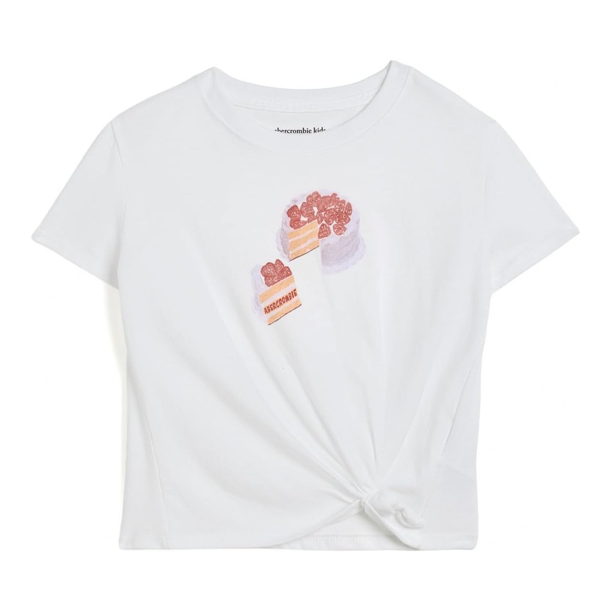 Camiseta Abercrombie & Fitch Cake Side Knot () — Blanco