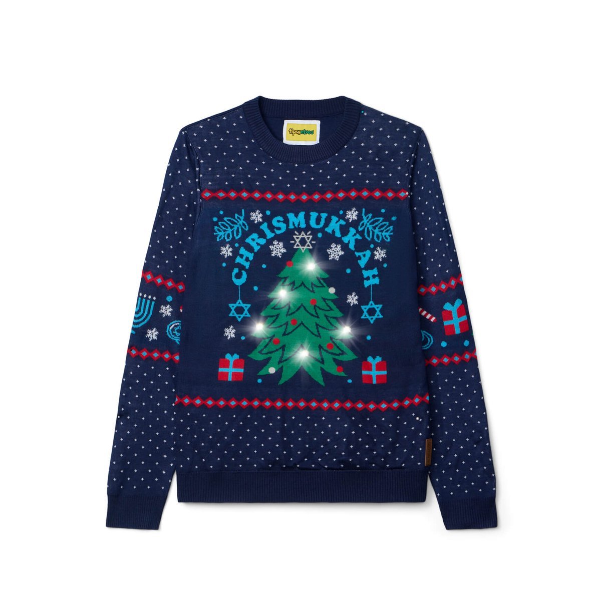 Suéter Tipsy Elves Chrismukkah Light Up