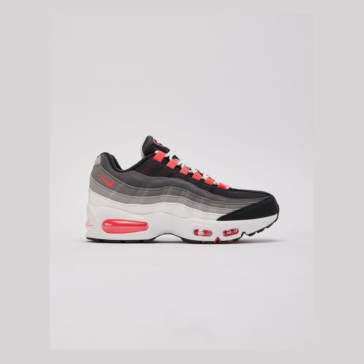 Tenis Nike Air Max 95 Big Bubble 'Solar Red' Grade-School — Rojo