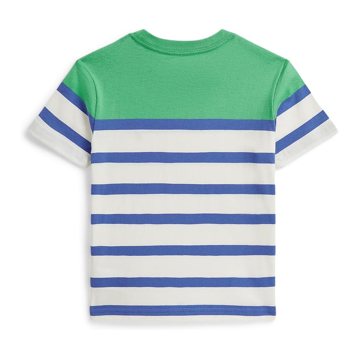 Camiseta Ralph Lauren Striped Cotton Jersey (Toddler/) — Verde