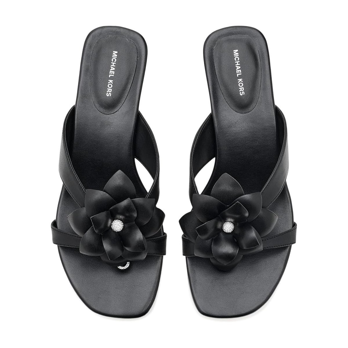 Sandalias Michael Kors Jacie Kitten — Negro