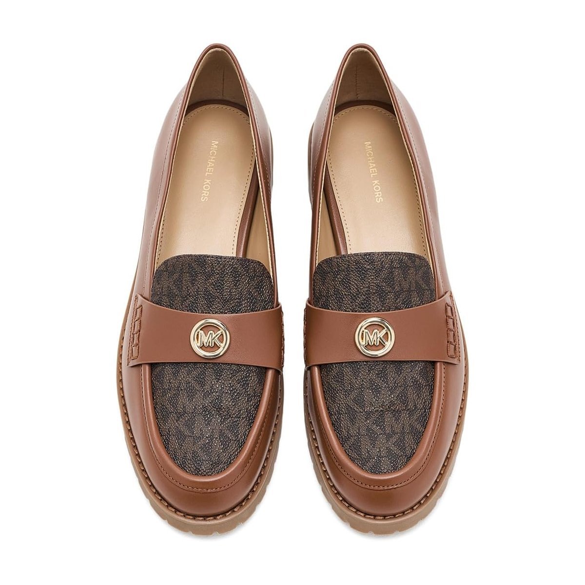 Mocasines Michael Kors Jaelyn Lug — Café