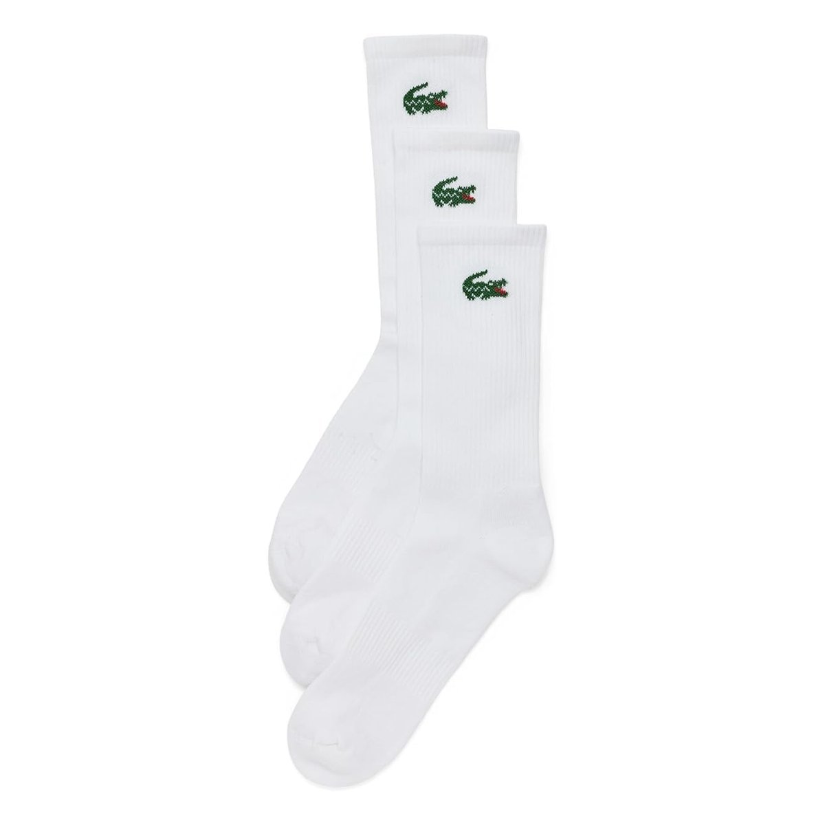 Medias Lacoste 3-Pack Sport — Blanco