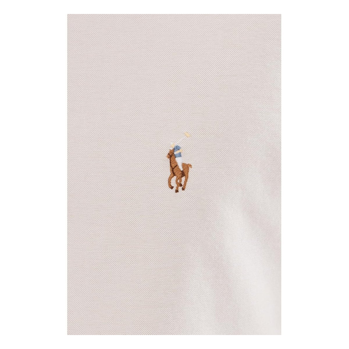 Camisa Ralph Lauren The Iconic Oxford — Beige