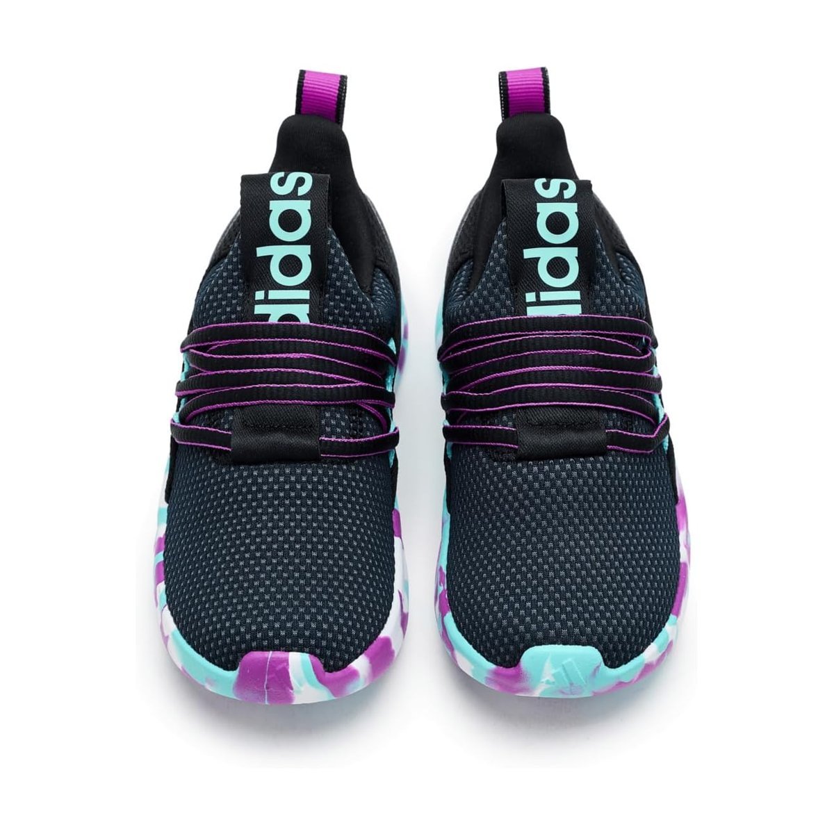 Tenis Adidas Lite Racer Adapt 7.0 Lifestyle (Little Kid/) — Negro