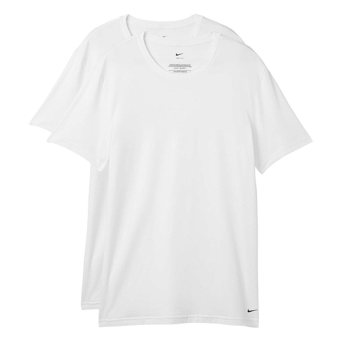 Short Nike All Day Cotton Stretch Short Sleeve Crew Neck 2-Pack — Blanco