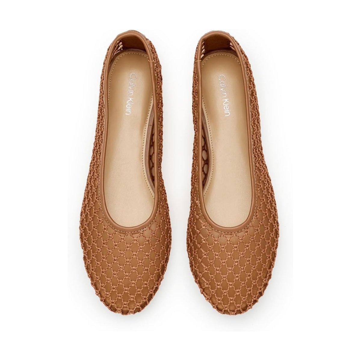 Baletas Calvin Klein Delicate — Dark Natural Mesh
