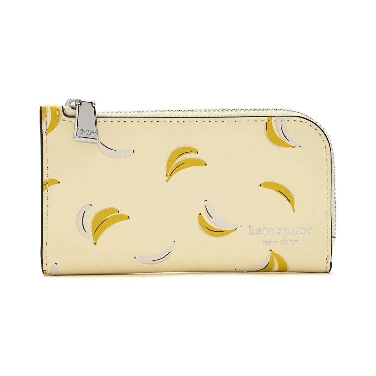 Billetera Kate Spade Devin Banana Small Bifold — Amarillo