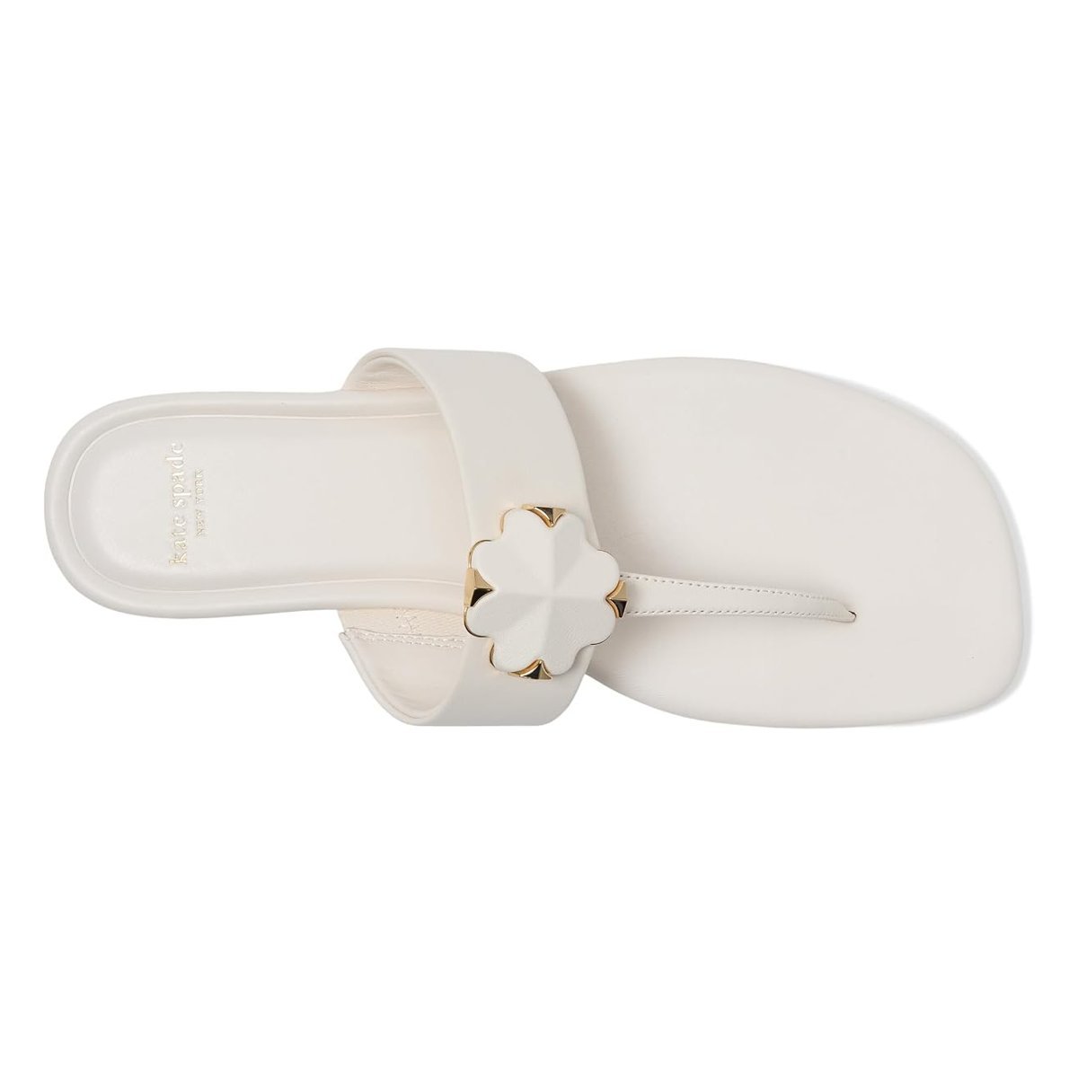 Sandalias Kate Spade Flower Thong — Beige