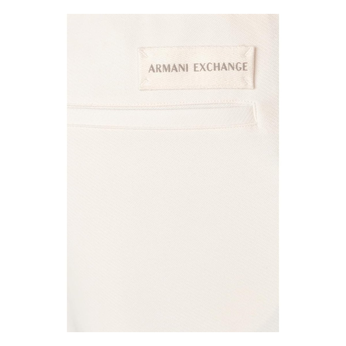 Pantalón Armani Exchange Cotton Mix Twill Trousers — Beige