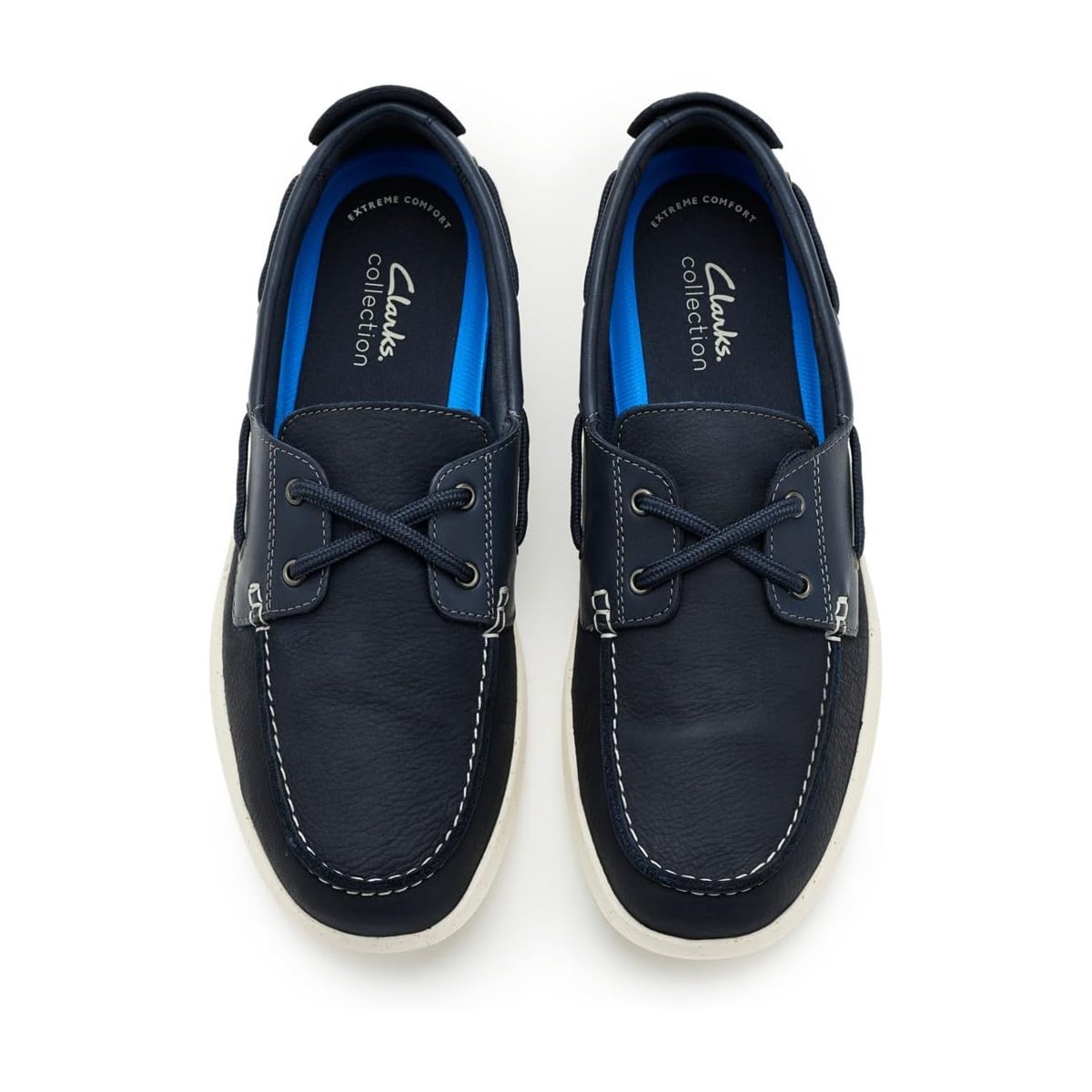 Zapatos casuales Clarks Flexway 2 Eye — Azul marino