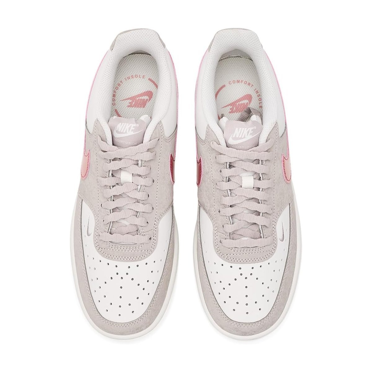 Tenis Nike Court Vision Low LX — Moon Particle/Desert Berry/Pha