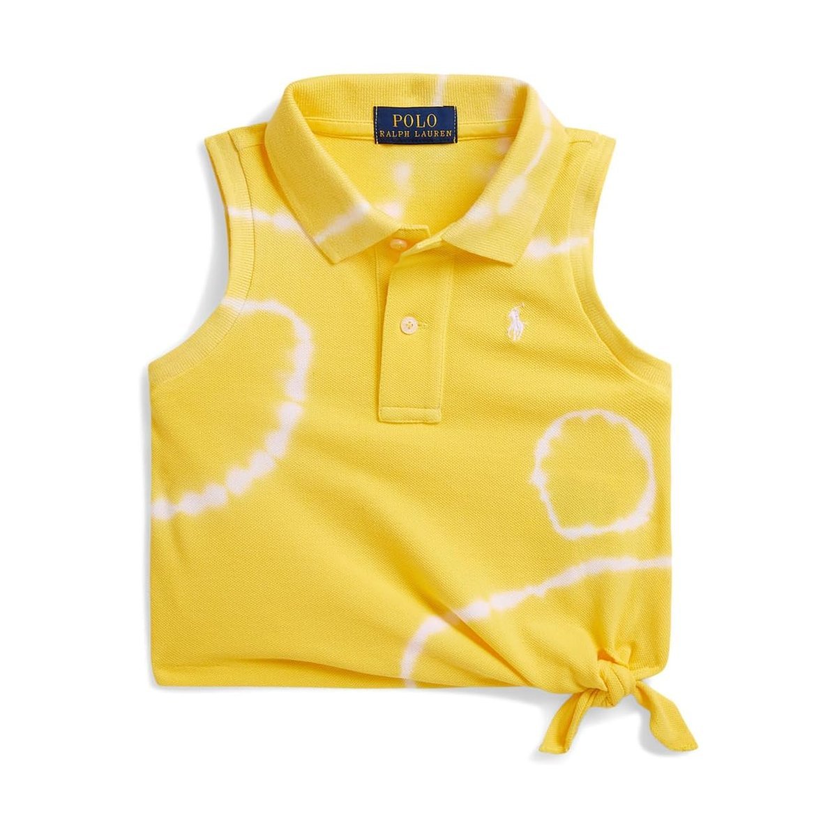 Camisa Ralph Lauren Tie-Dye Mesh Boxy (Toddler/) — Amarillo