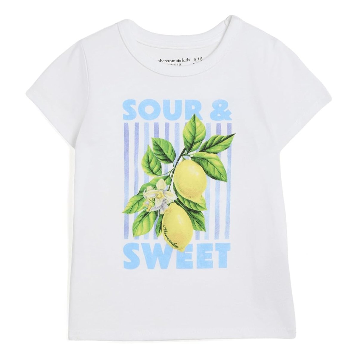 Camiseta Abercrombie & Fitch Sour and Sweet Classic (Little Kid/) — Blanco
