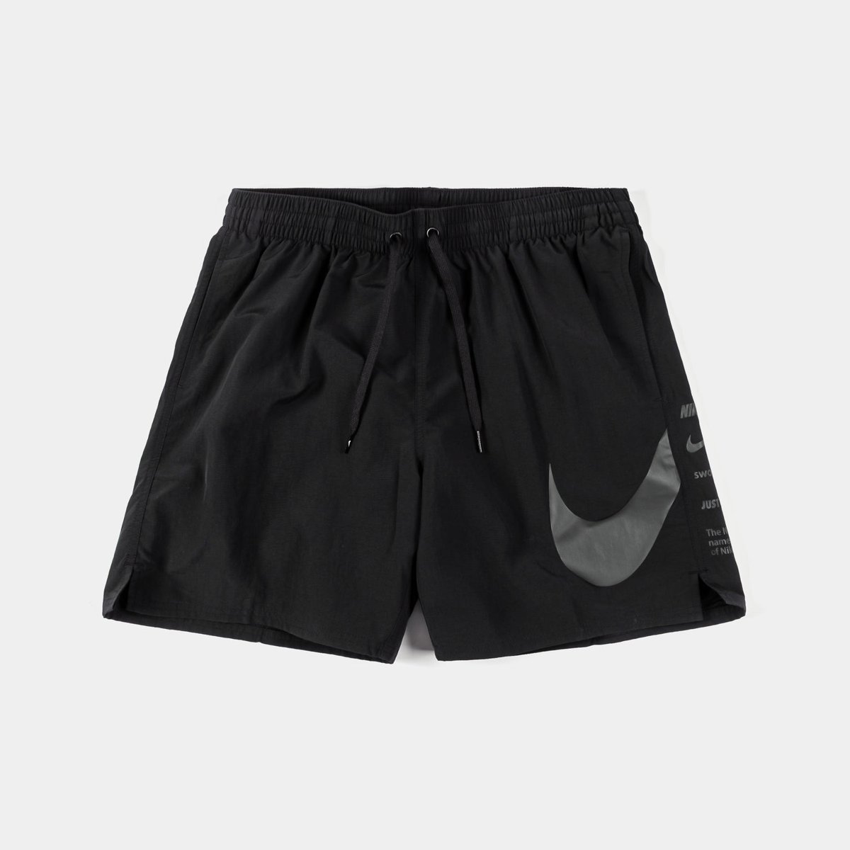 Short Nike Swim Breaker 7" Lined Volley (Black — Negro