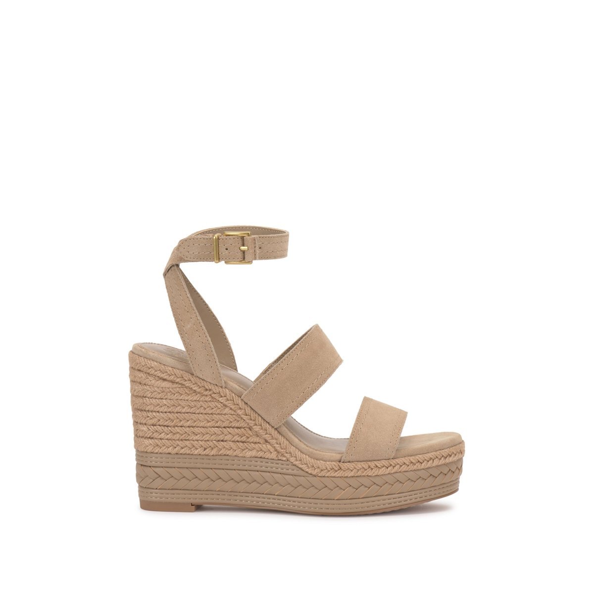 Sandalias Vince Camuto Esmia Espadrille Wedge — Tortilla Suede
