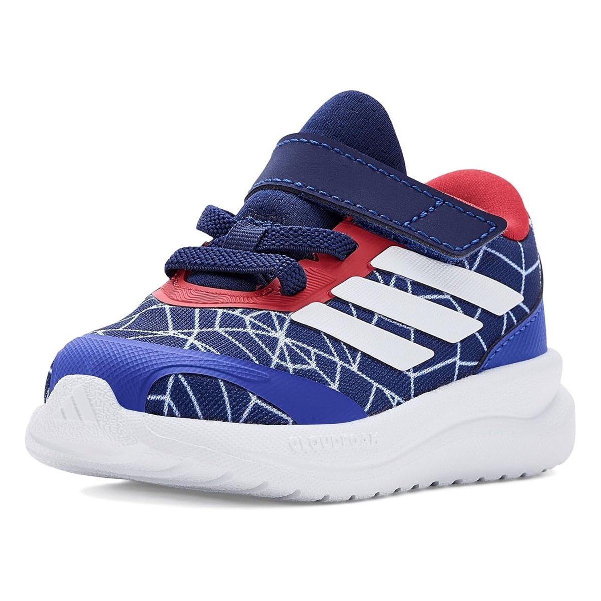 Tenis Adidas Marvel Runfalcon 6 Elastic Lace & Strap (Infant/) — Blanco