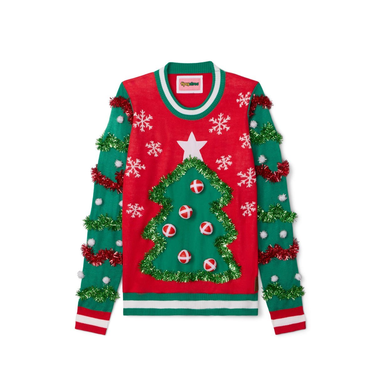 Suéter Tipsy Elves Deck the Halls Game Ugly Christmas