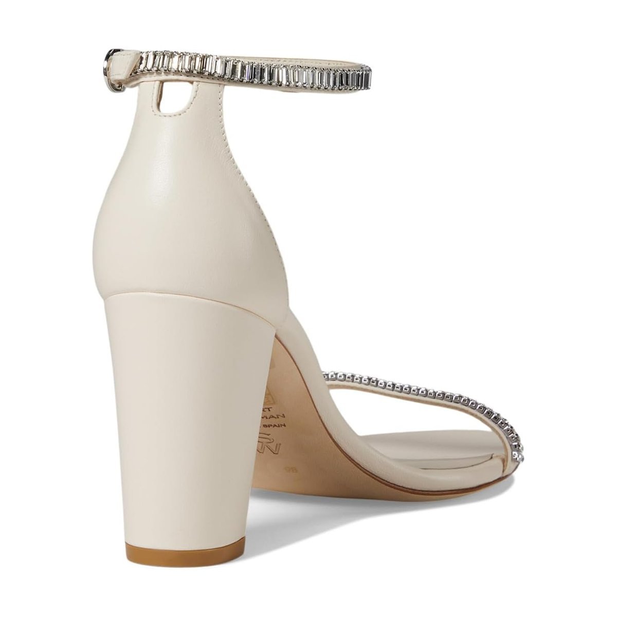 Sandalias Stuart Weitzman Nearlynude Stefanie — Seashell/Clear