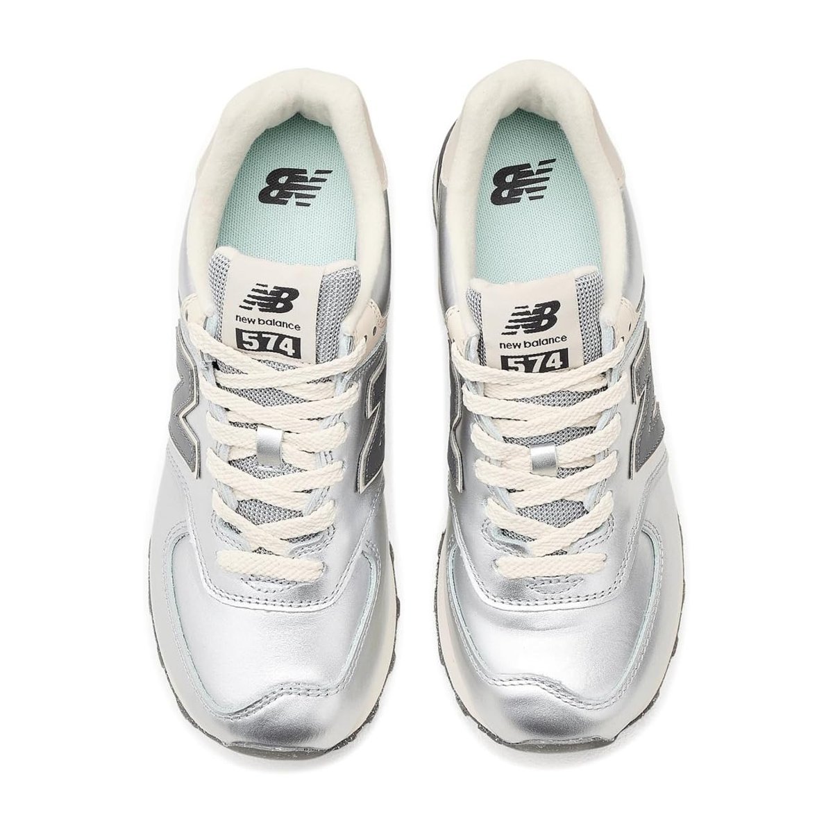 Tenis New Balance 574 — Plateado