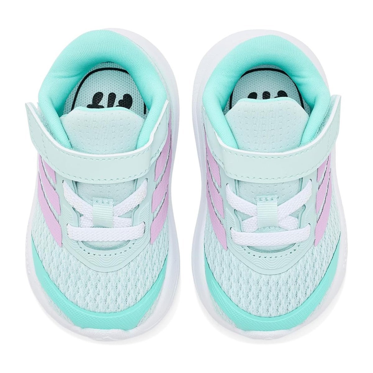Tenis Adidas Run Falcon 6 Elastic Lace & Strap (Infant/) — Azul