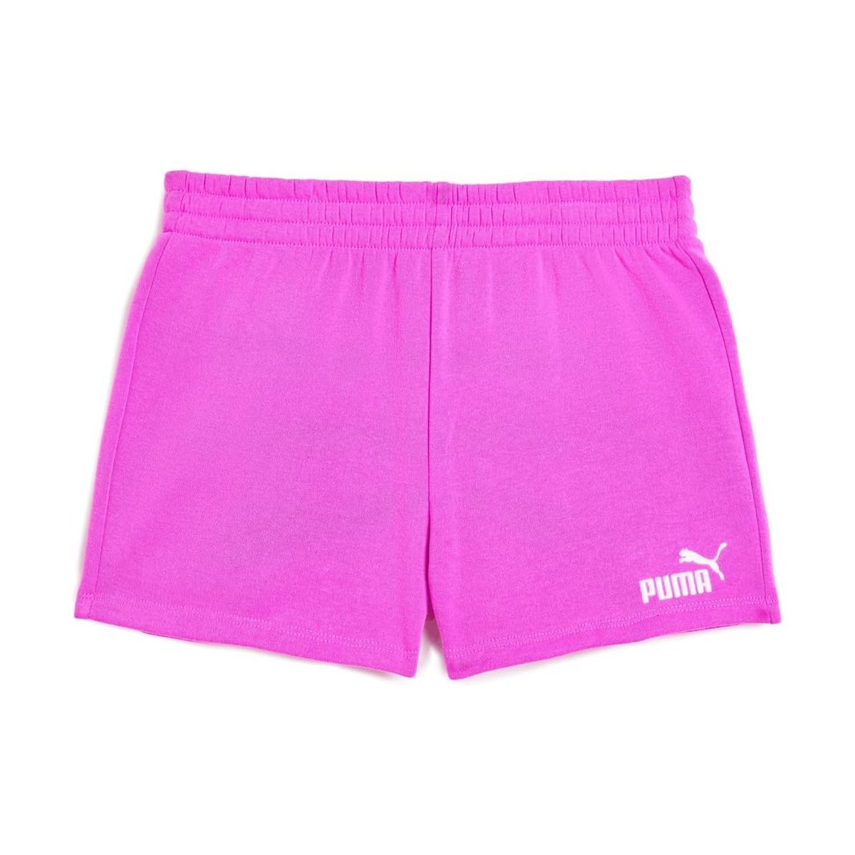Short Puma Essential Basics Fleece () — Electric Orchid