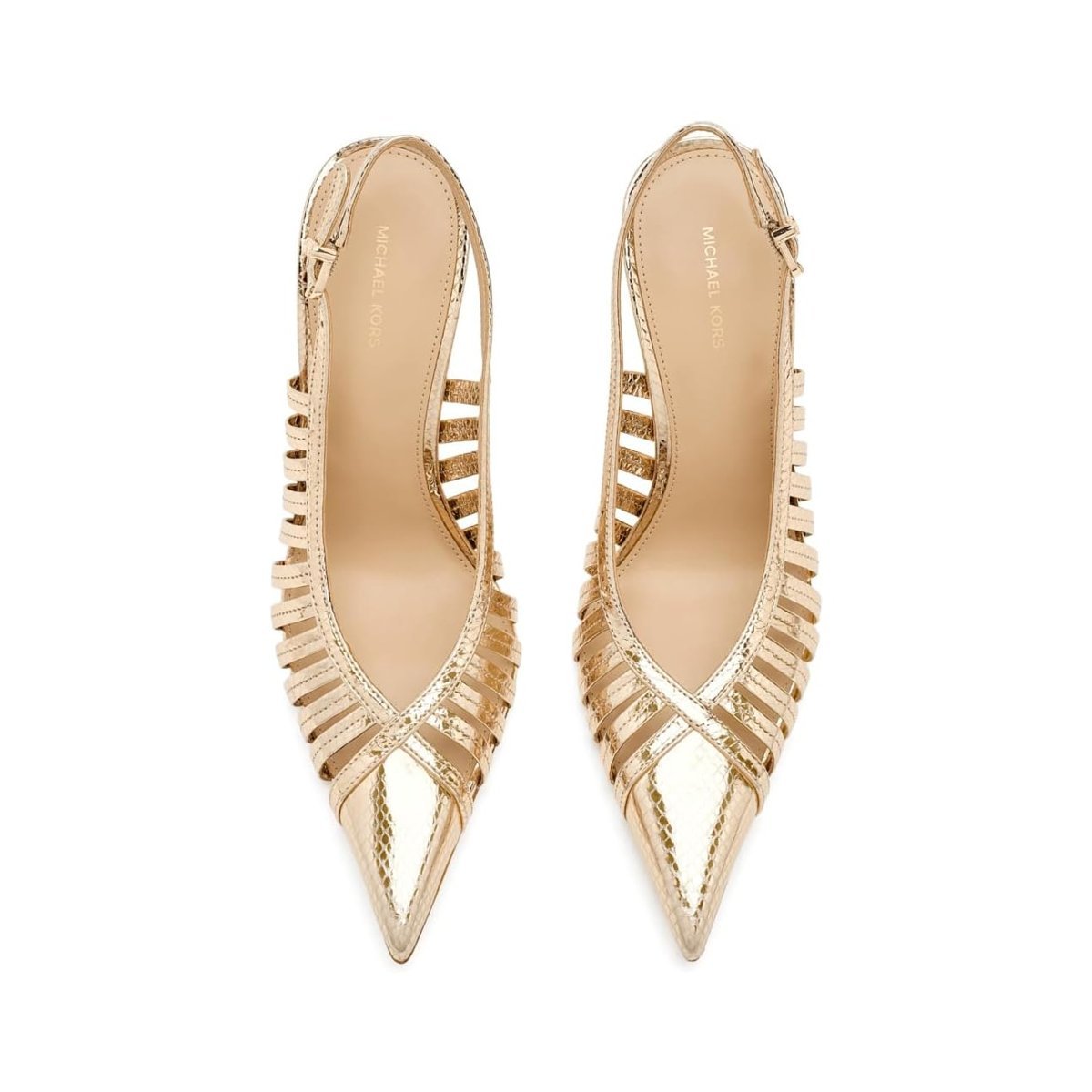 Tacones Michael Kors Adriana High — Dorado