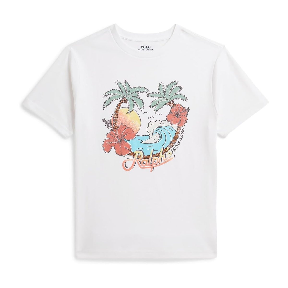 Camiseta Ralph Lauren Cotton Jersey Graphic () — Blanco