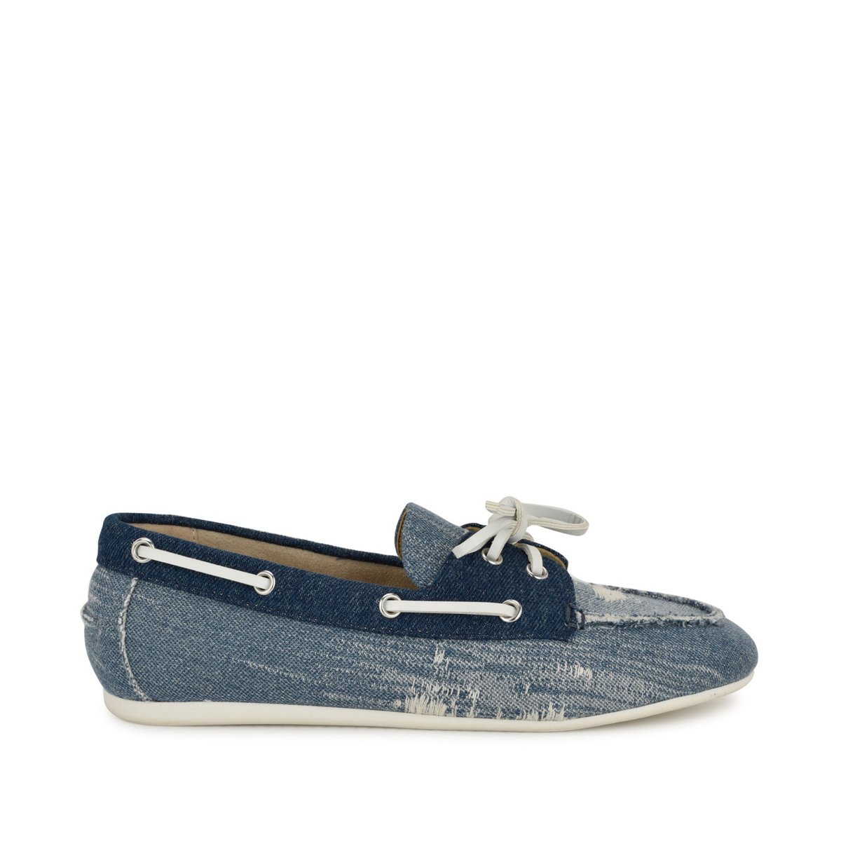 Zapatos casuales Nine West Yacht Boat — Azul