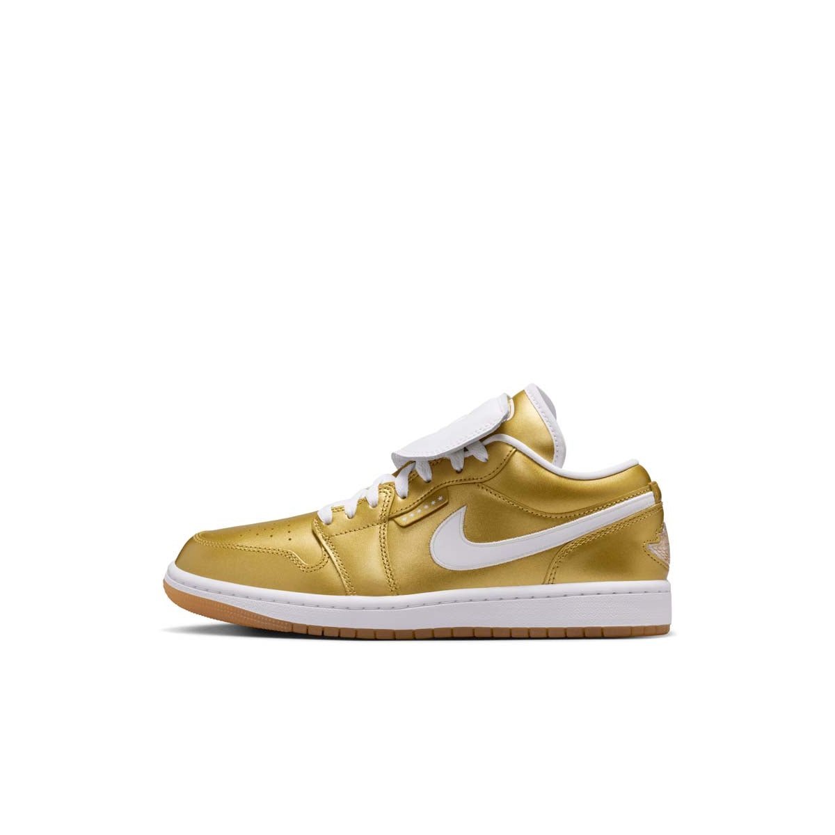 Tenis Jordan Air 1 Low 'Tiempo' - Gold — Blanco