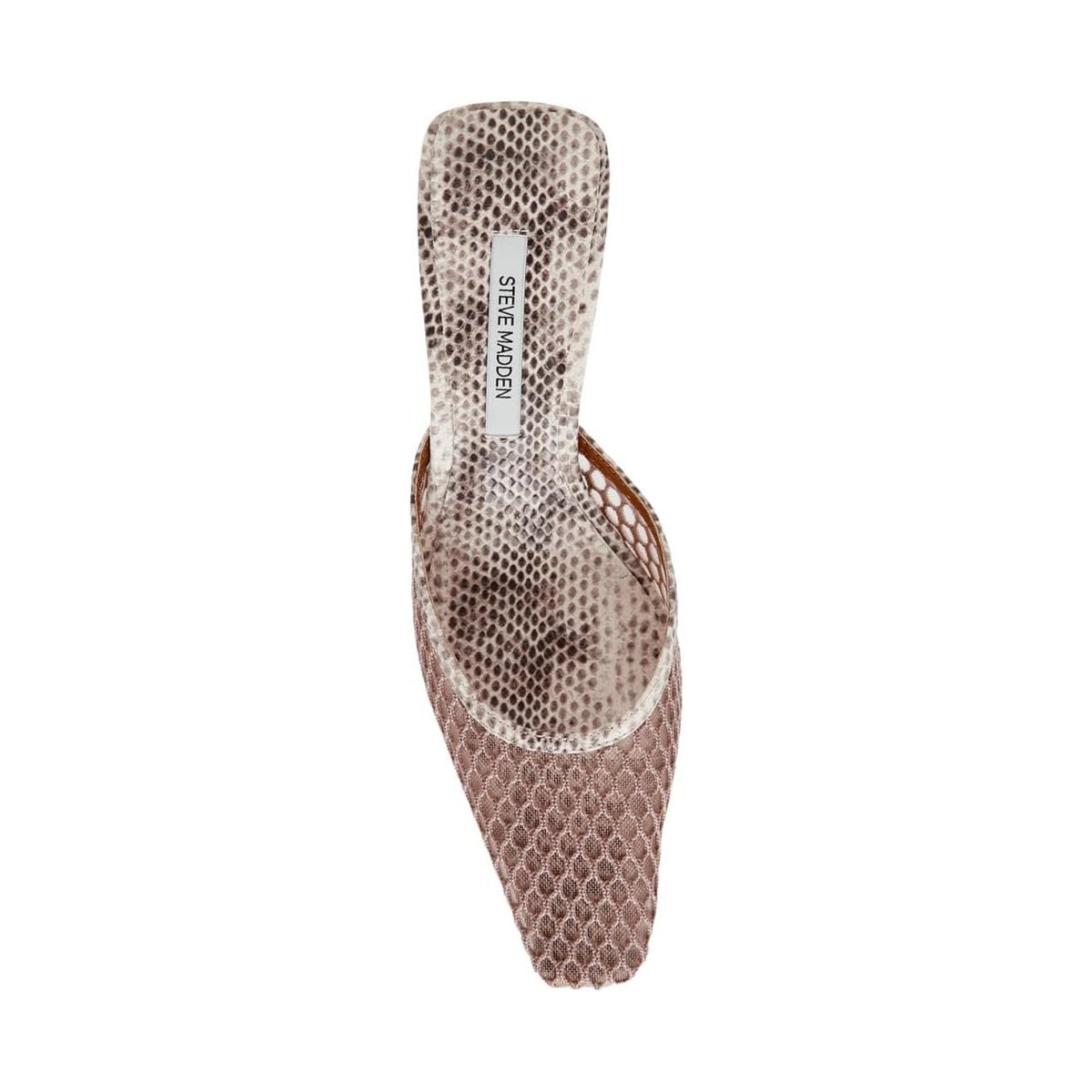 Tacones Steve Madden Alyse — Natural Snake Mesh