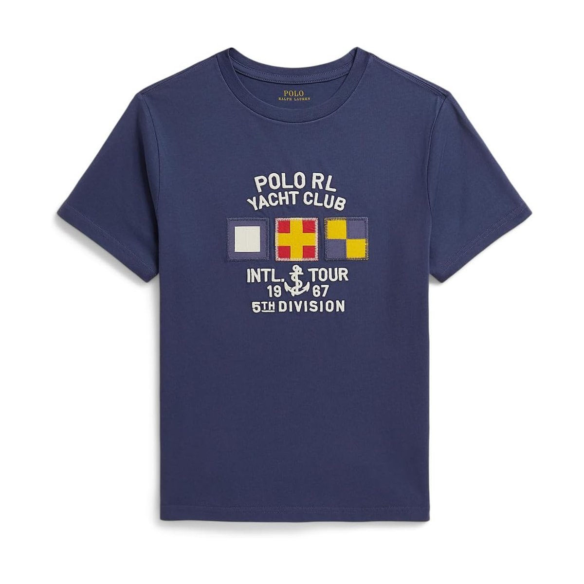 Camiseta Ralph Lauren Cotton Jersey Graphic () — Azul marino
