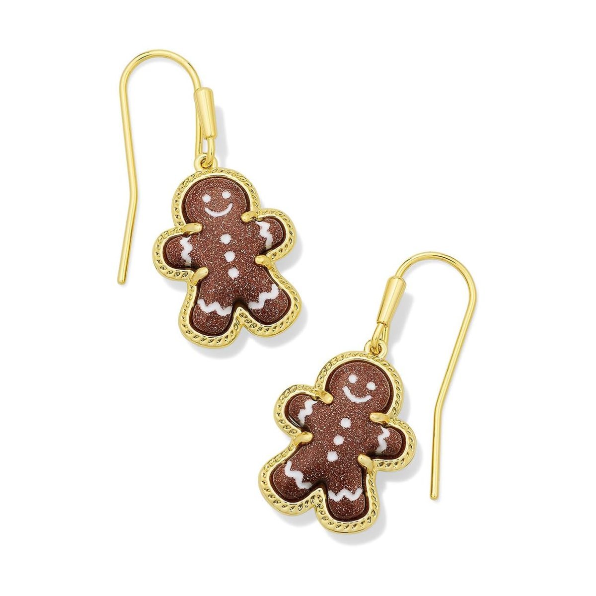 Joyería Kendra Scott Gingerbread Drop — Dorado