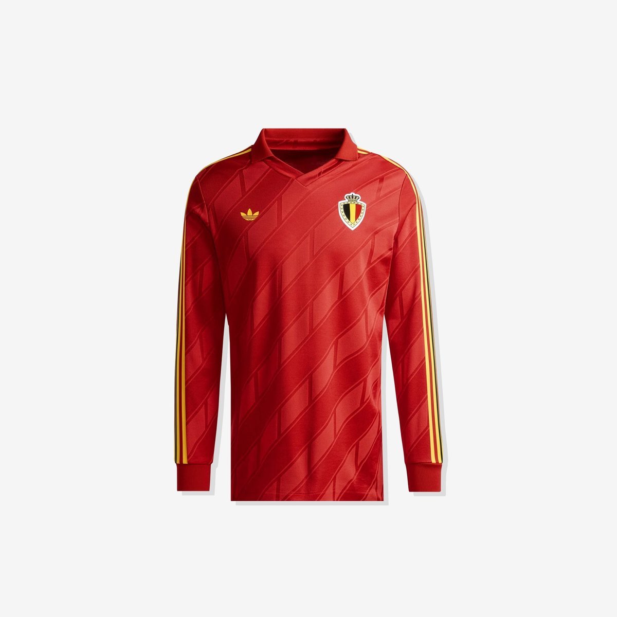 Suéter Adidas Belgium Home L/s Jersey 1986 — Rojo