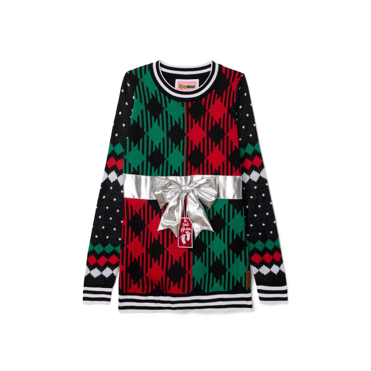 Suéter Tipsy Elves Best Gift Ever Maternity Bow Christmas