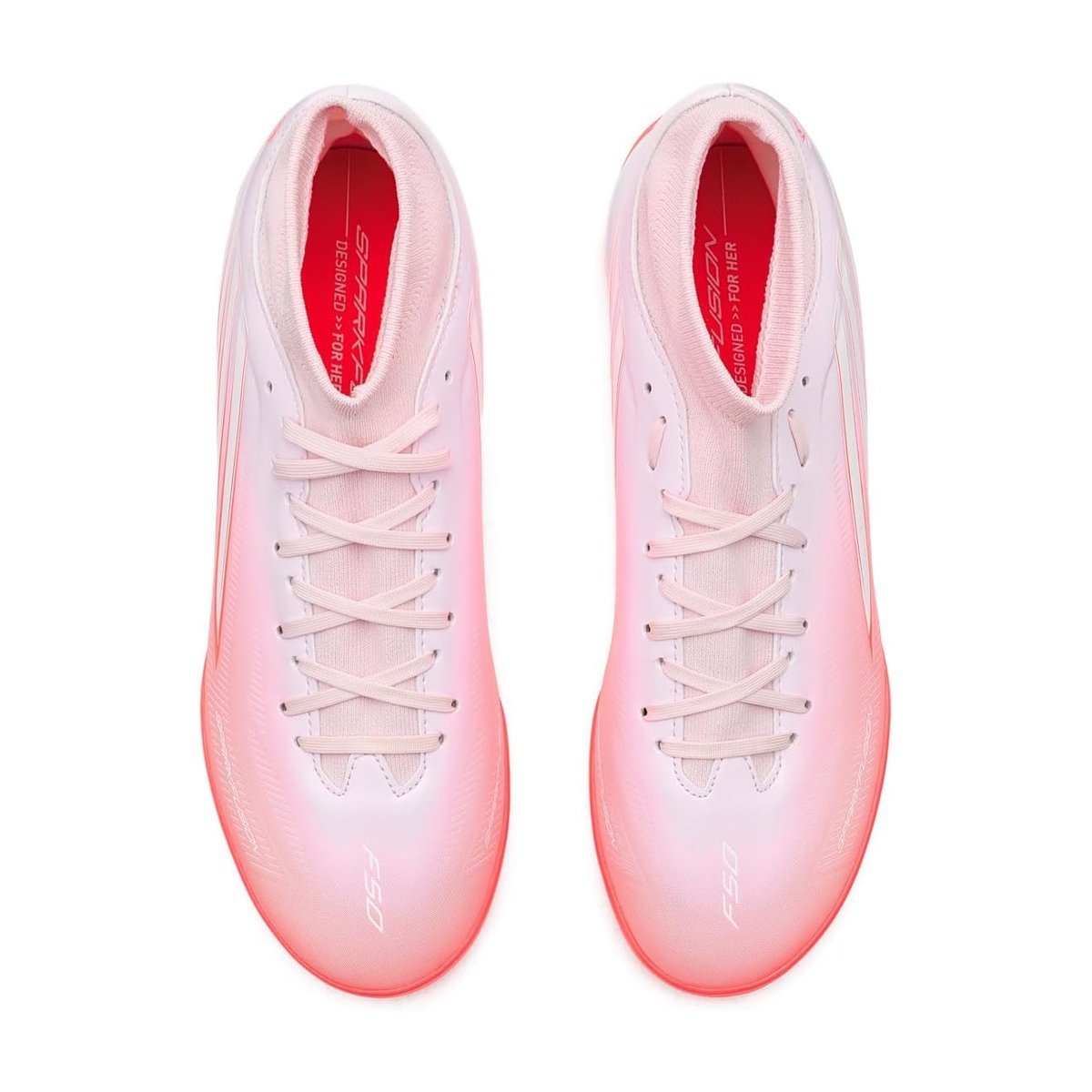 Top Adidas F50 Sparkfusion Club Mid Turf Soccer Cleats — Blanco
