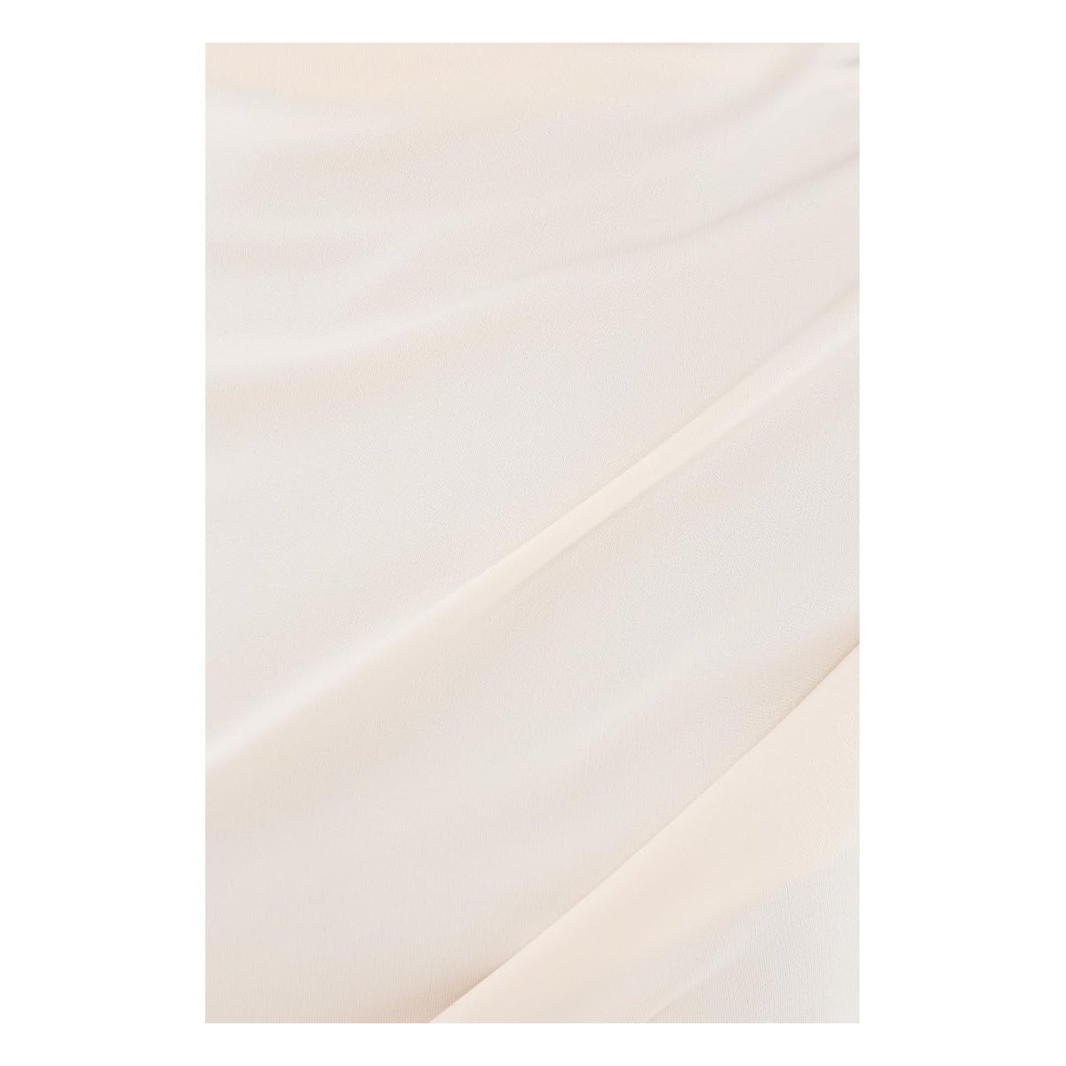 Top Ralph Lauren Shirred Stretch Jersey Mock Neck — Beige