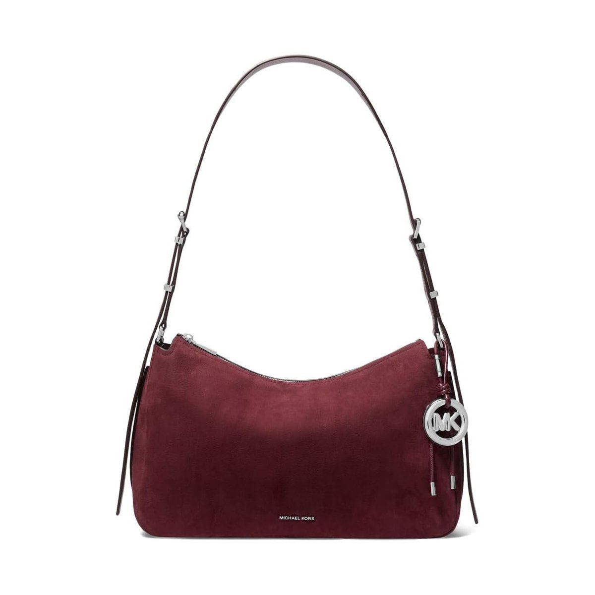 Top Michael Kors Nolita Medium Zip Convertible Shoulder — Vino